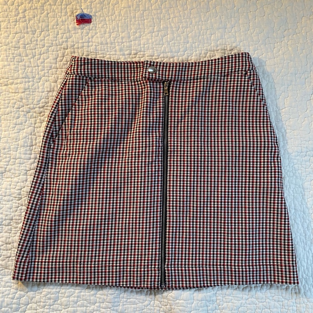 Gap Plaid Mini Skirt
